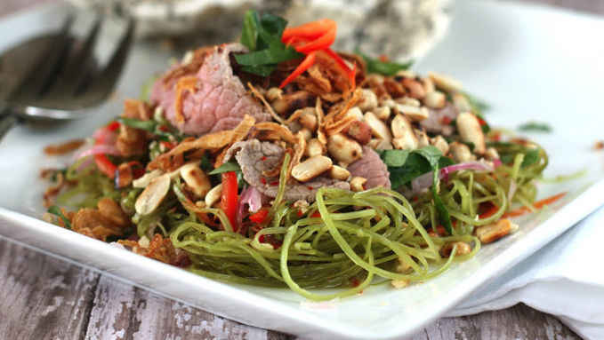 Top 10 des plats cambodgiens salade bœuf khmère